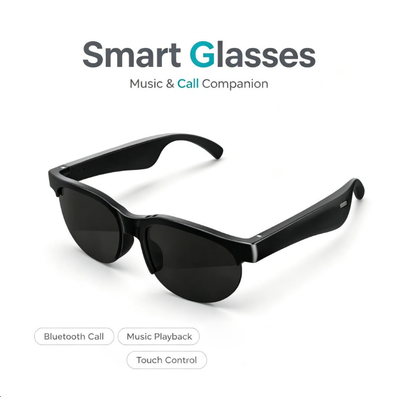Smart Glasses Lens - スマートグラス ブルートゥース通話 音楽再生 タッチコントロール 偏光レンズ アウトドア