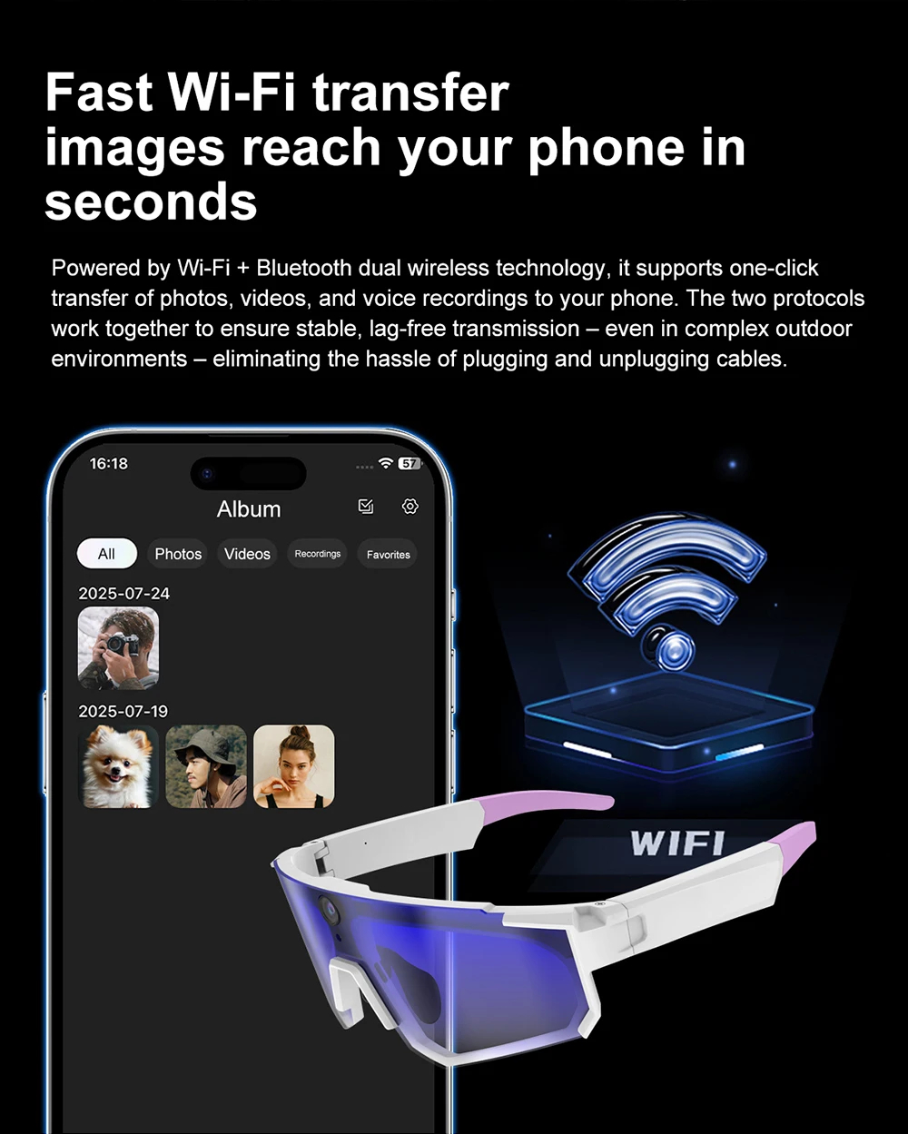 OnePlus AIスマートグラス ChatGPT 8Kカメ - Smart Glasses Lens のレビューと価格