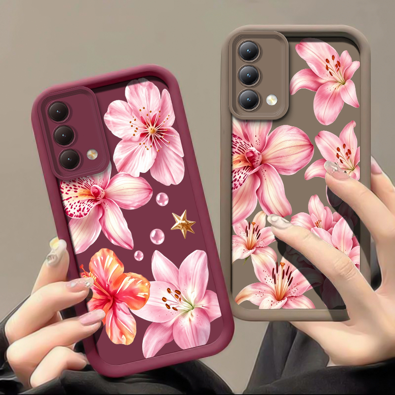 ピンクのユリ柄とライチの質感を再現した、OPPO Realm - Realme C67 のレビューと価格