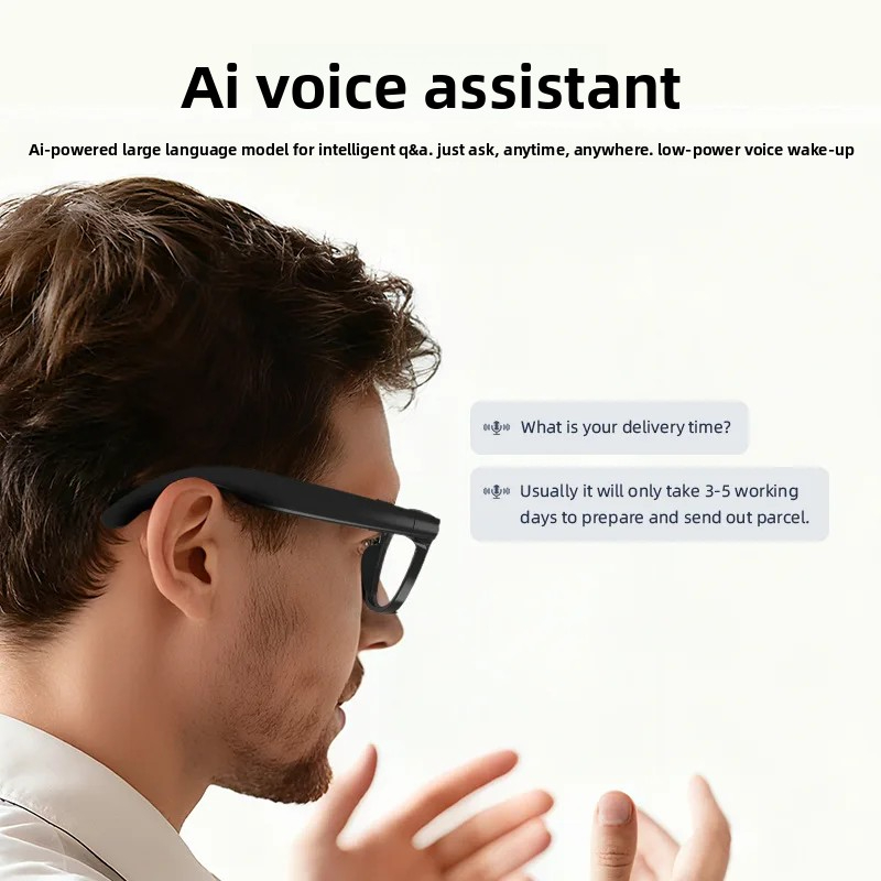 GL02 AIスマートグラス — 13MPカメラ、140以上 - Smart Glasses Lens のレビューと価格