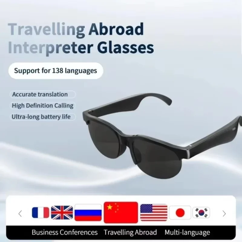 レノボAIスマートグラス Bluetooth翻訳会話録音 音 - Smart Glasses Lens のレビューと価格
